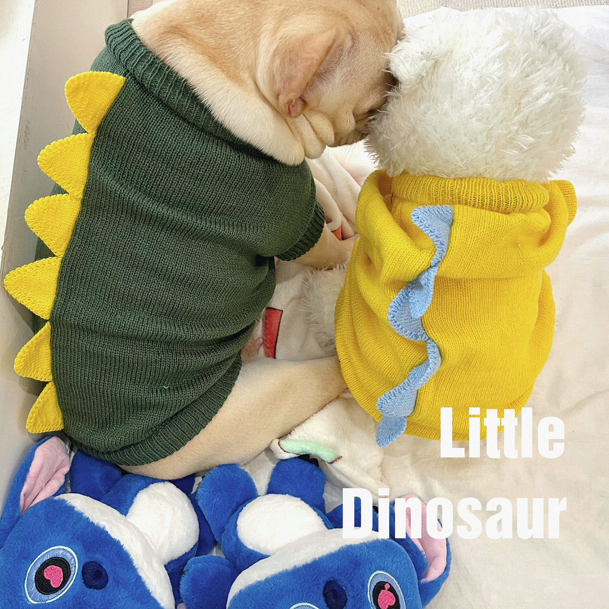 Hiprepet恐龙毛衣狗狗变身装可爱
