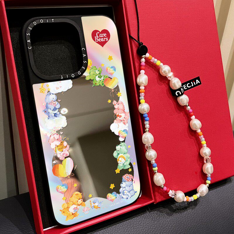 MagSafe磁吸软糖小熊carebears环绕适用iphone17手机壳16promax苹果15pro镜面14plus可爱13卡通12日韩