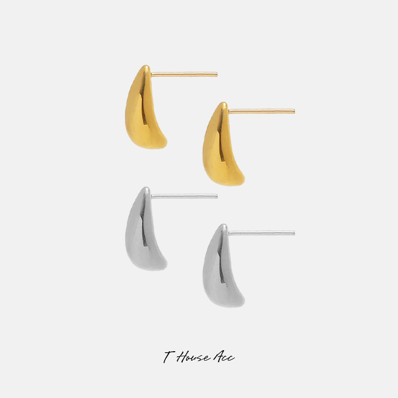 小水滴耳钉女小巧精致2023新款潮