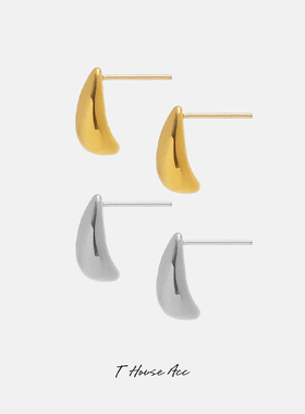 小众设计迷你小水滴耳坠气质耳钉简约日常通勤新款耳饰复古高级感