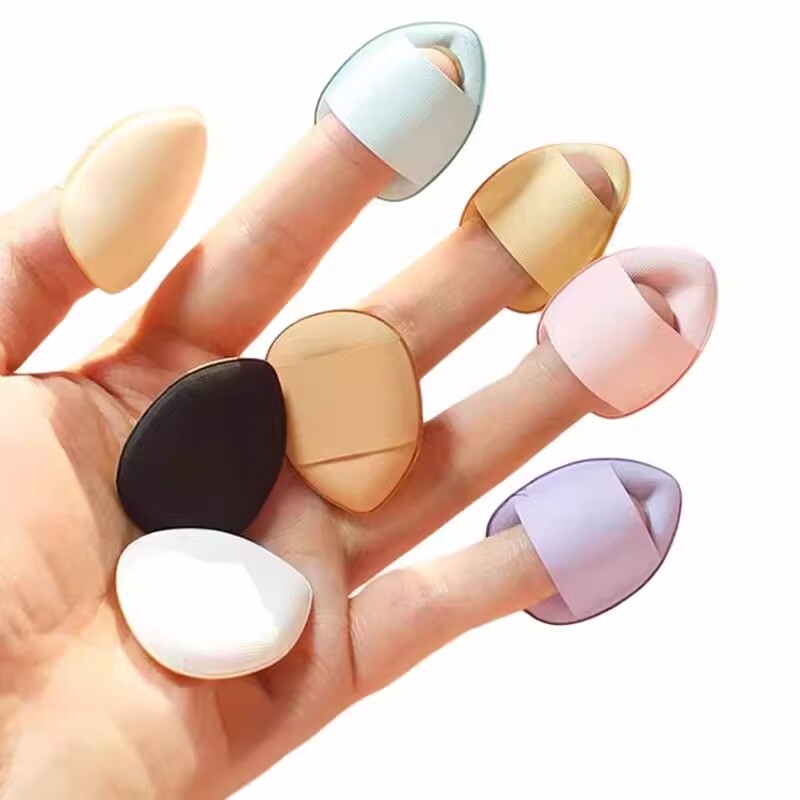 硅胶粉扑粉底液专用不吃粉海绵遮瑕化妆海绵拇指粉扑