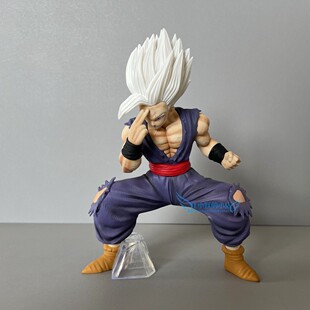 七龙珠超Z 蹲姿白神 孙悟饭 瞬间移动 GK 自在极意手办 模型摆件