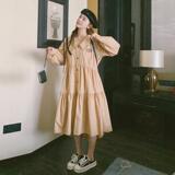 【春装现货】设计感宽松衬衫学院连衣裙255-Q372-P125-K178，女装连衣裙，浙宝288（原255）