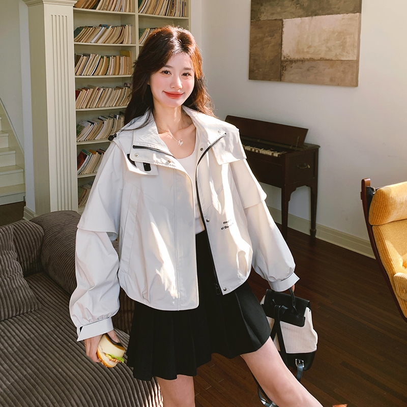 【新款现货】工装风衣短外套255-C2506-P155控228，女装短外套，浙宝288（原255）