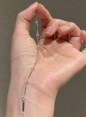 满天星闪钻拼接手链女款超细闪钻