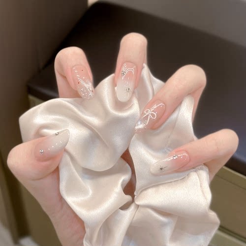 秋冬新款法式猫眼纯手工穿戴甲