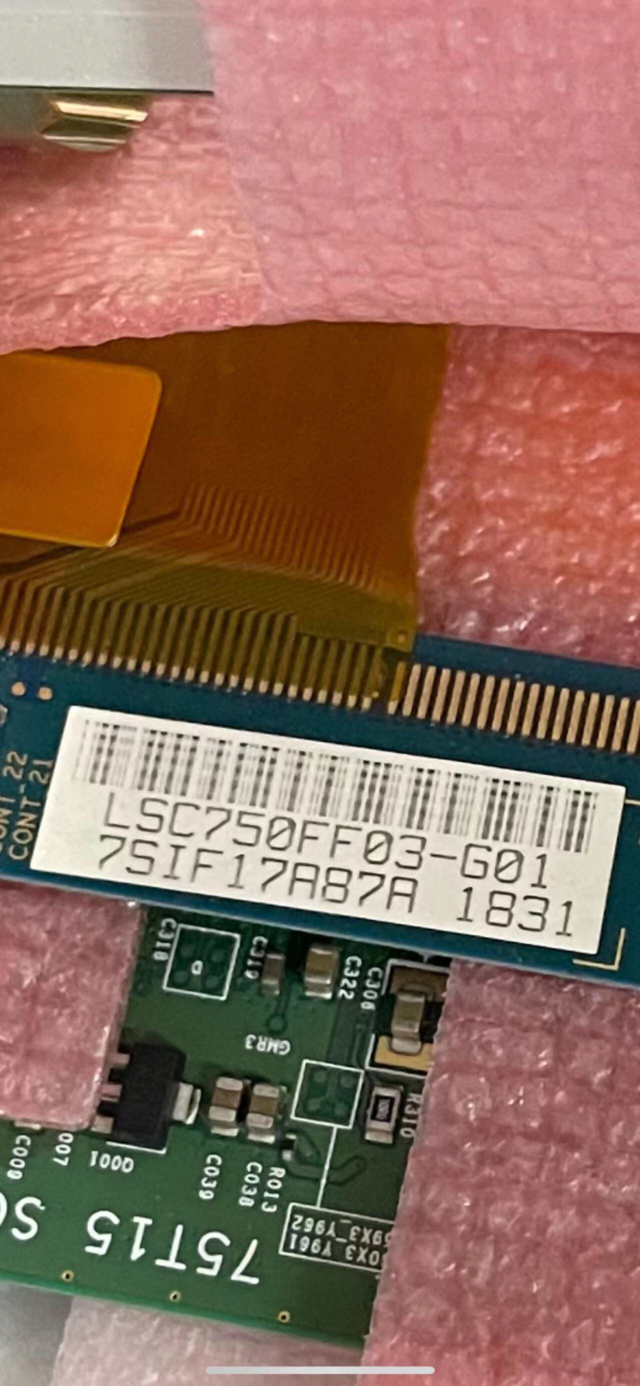 LSC750FF03  18Y显示屏/LCD液晶屏