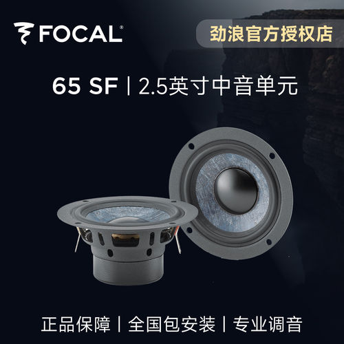 法国focal劲浪板岩中音2.5英寸车载中置喇叭65SF汽车音响升级改装