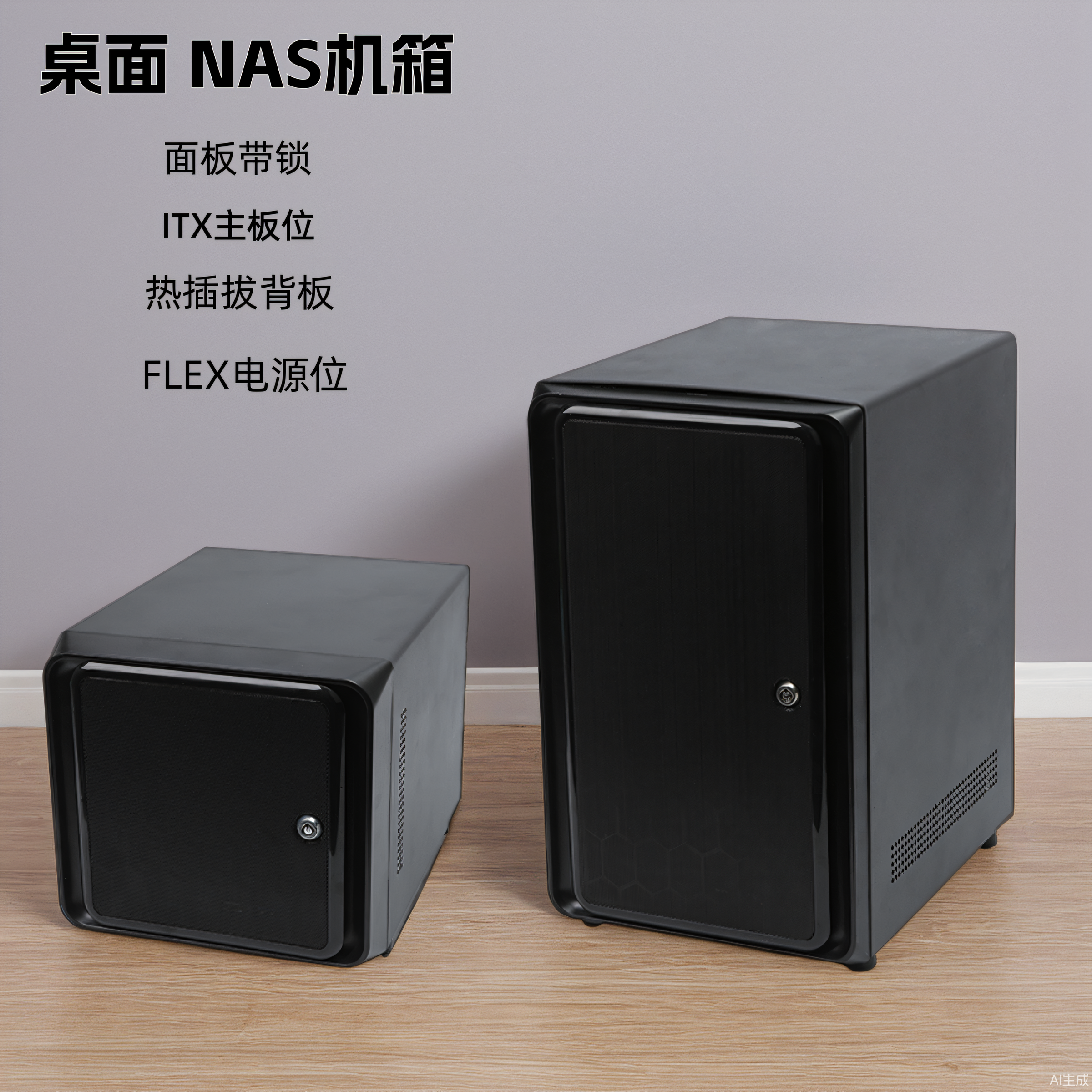 diy恒煜盘位家庭网络存储itx机箱