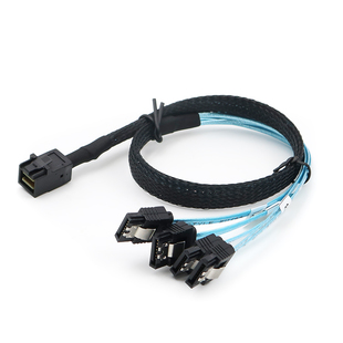 8643转4个SATA 迷你SAS SFF 一拖四数据线 12GB数据线