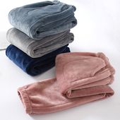 宽松居家法兰绒暖暖裤 特厚珊瑚绒睡裤 男女冬加厚加绒收口束腿大码