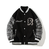 秋冬高品质小香风拼接呢料刺绣棒球服夹克开衫外套J2005-125控148，男装夹克，星座216(原A116)