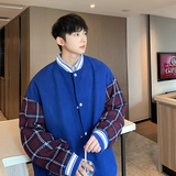 高品质秋冬小香风拼接呢料棒球服夹克开衫外套J2003-P95控119，男装夹克，星座216(原A116)