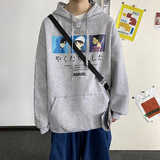 @港风秋季卡通连帽卫衣男士外套帽衫夹克几物W514-P40控58，男装卫衣，星座216(原A116)