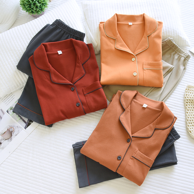 加厚纯棉睡衣女春秋冬长袖套装2026新款100%全棉磨毛轻奢风家居服