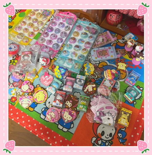 【小衣橱杂货铺】日本带回中古三丽鸥美乐蒂HelloKitty食玩挂件