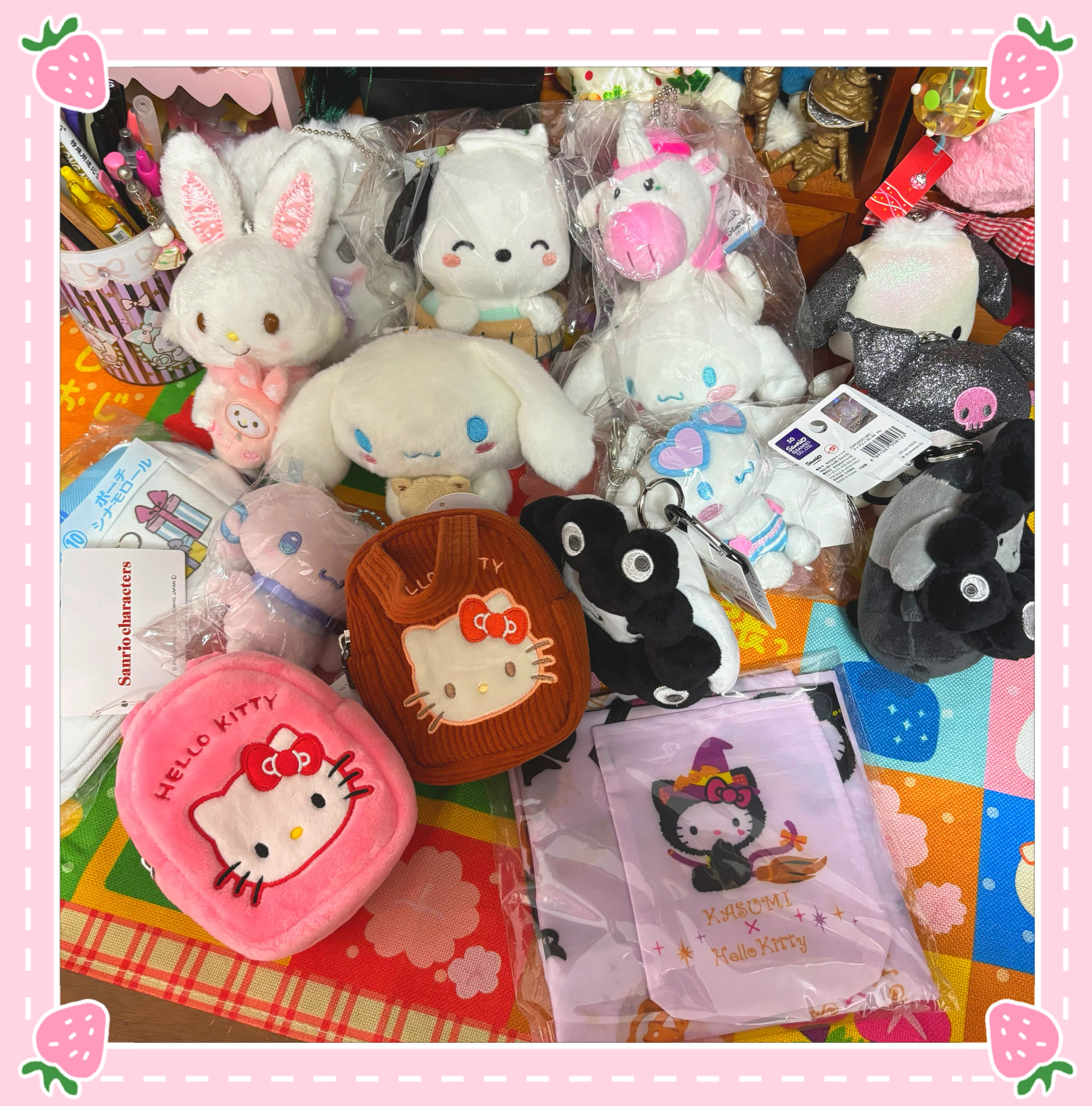 【小衣橱杂货铺】日本中古三丽鸥许愿兔玉桂狗HelloKitty挂件玩偶图片