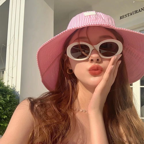 潮流百搭小椭圆素颜太阳眼镜