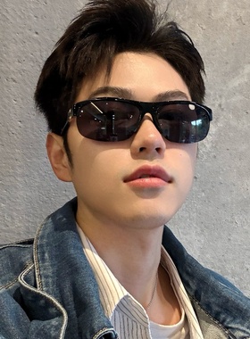 韩版潮男墨镜眉毛半框高级感开车