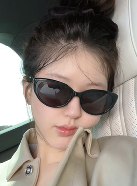赵露思同款猫眼方圆脸显瘦墨镜
