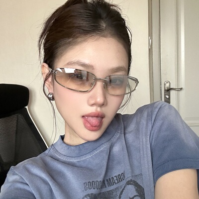 复古银金属老钱风太阳镜2026春夏