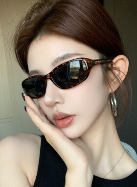 复古豹纹猫眼大框显瘦防晒GM墨镜