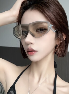 佳柚渐变水银大框显瘦防UVB墨镜