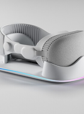 适用APPLE VISION PRO 支架充电座底座头显苹果VR眼镜充电一体桌面充