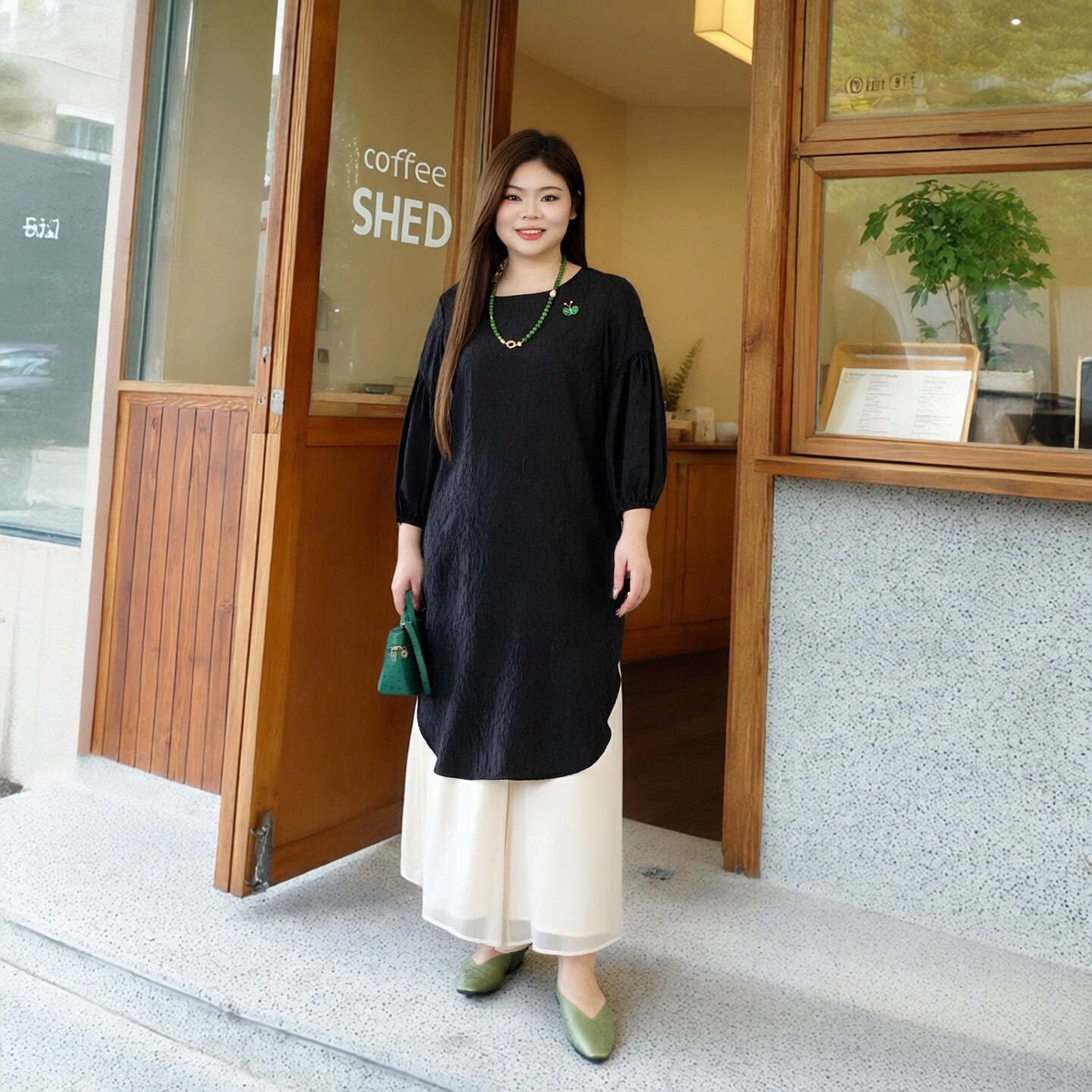 美丽客栈原创高端超大码女装胖mm200斤加肥加大绣花V领棉长衬衫春