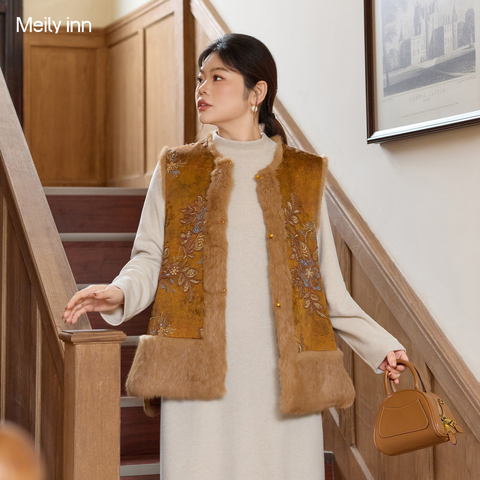 美丽客栈高端大码兔毛马甲女胖mm时髦洋气外穿宽松显瘦中长款坎肩,女装/女士精品,常规大码外套,淘宝优惠券,粉丝福利购,淘宝优惠卷