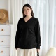 25年新款 100%绵羊毛针织衫 胖mmV领基础百搭毛衣 女装 美丽客栈大码