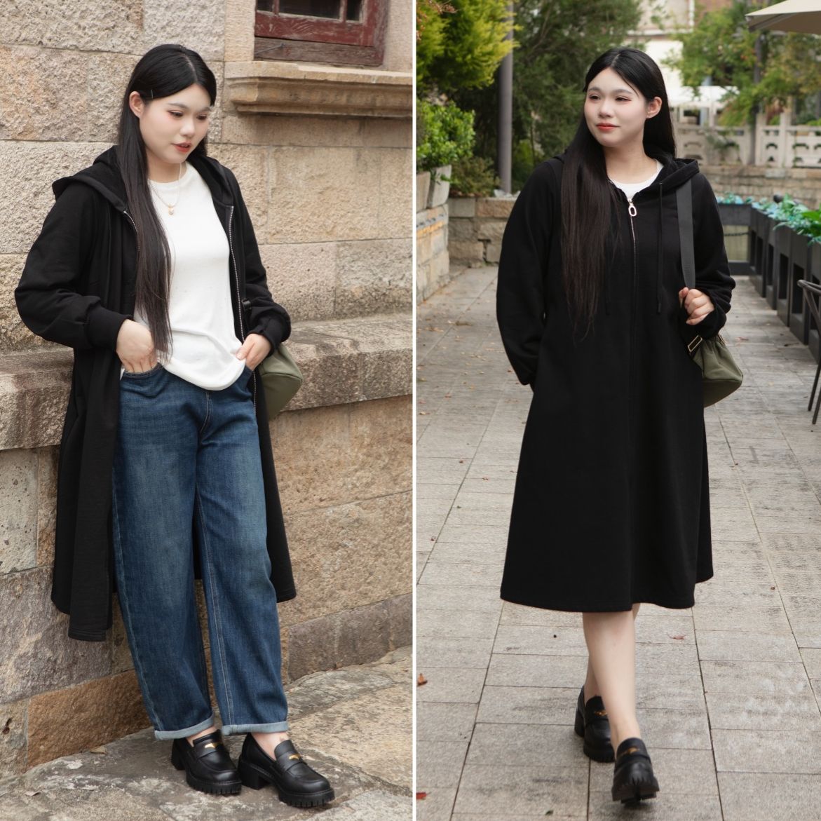 【100%纯棉 2穿外套】美丽客栈纯棉舒适卫衣外套