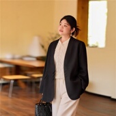 美丽客栈高端大码 上衣 西装 外套胖mm高级感200斤新款 轻奢优雅修身