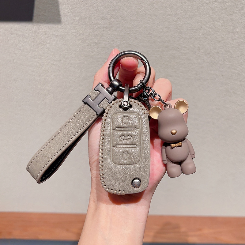 PU大众欧美汽车钥匙套包壳扣