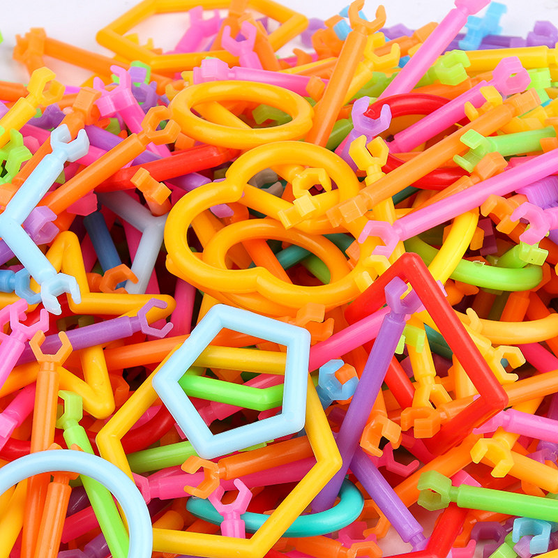 儿童聪明棒益智积木拼图玩具幼儿园桌面游戏亲子互动魔术棒拼装,玩具/童车/益智/积木/模型,普通塑料积木,淘宝优惠券,粉丝福利购,淘宝优惠卷