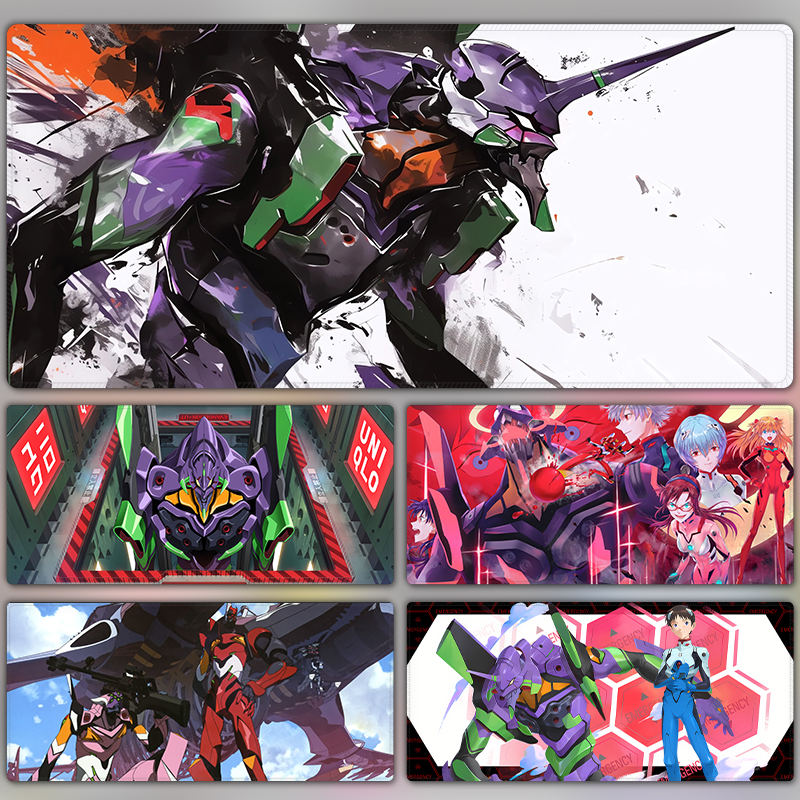EVA鼠标垫超大号新世纪福音战士动漫二次元电竞游戏电脑键盘桌垫