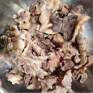 肉筋/筋头巴脑  隆铭牛国产纯血和牛碎肉烧烤边角料雪花谷饲原切