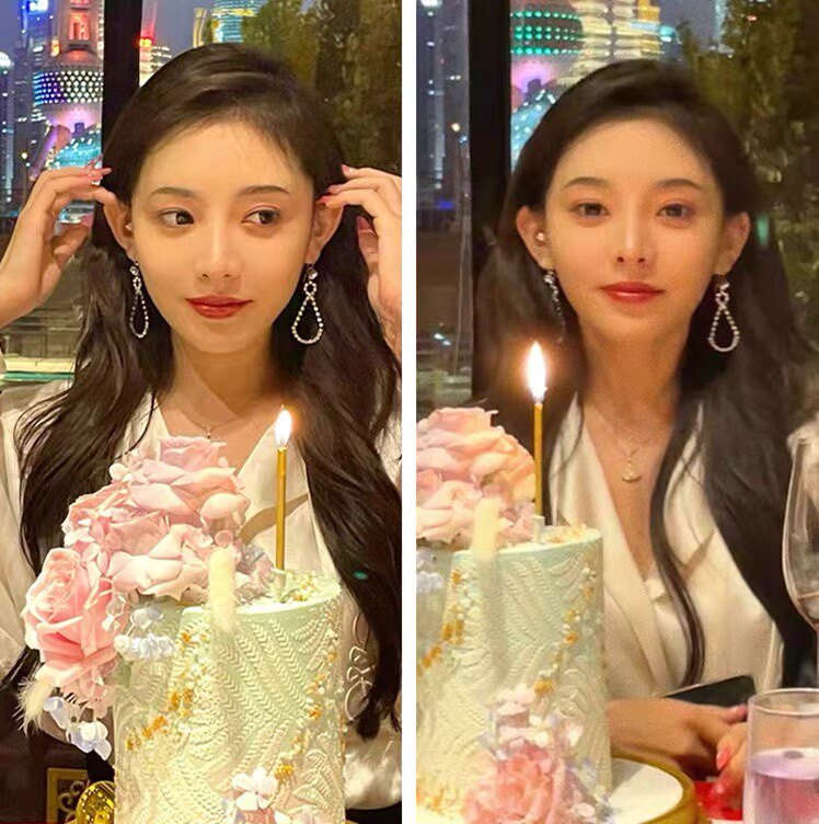 经典款超闪色水钻 小8字水晶挂钩耳环 鞠婧炜同款耳环