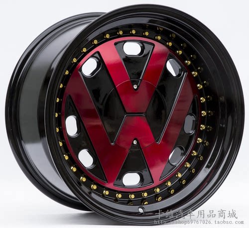 VW朗逸polo捷达普桑塔纳高尔夫MK4甲壳虫15/16/17寸爆龟抛边轮毂