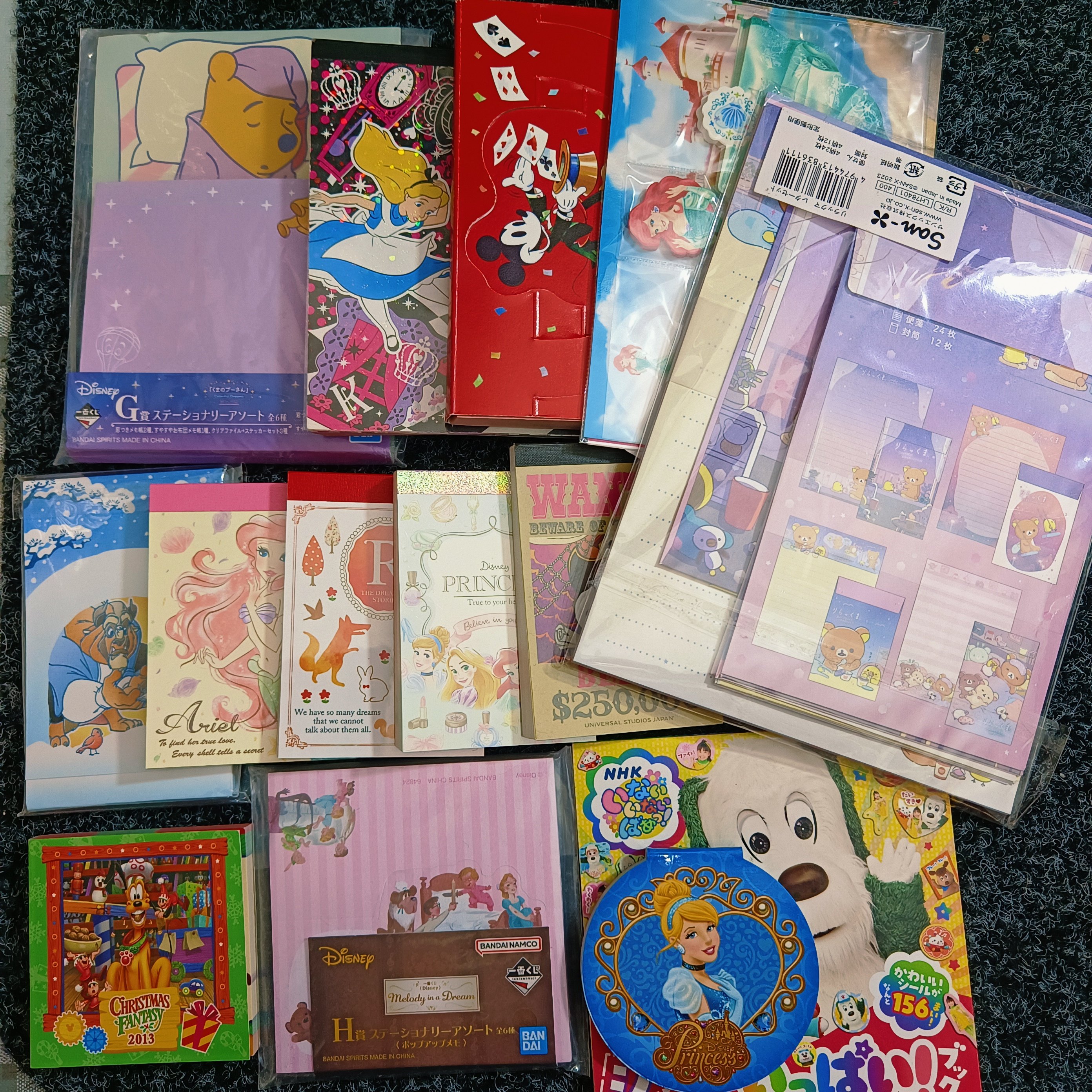 日本迪士尼便签本文具立体贴纸记贴纸/立体贴纸