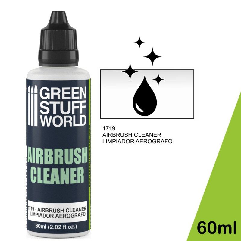 GreenStuffWorld 喷笔清洁剂/洗笔液 60/240ml GSW战锤/人像/兵人