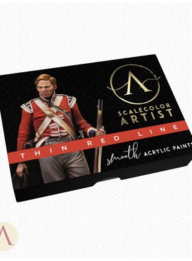 Scale75 Artist SSAR-05 THIN RED LINE 艺术家牙膏 红色警戒套漆