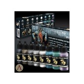 SSE set 009METAL ALCHEMY Scale75 paint and STEEL TMM银色漆