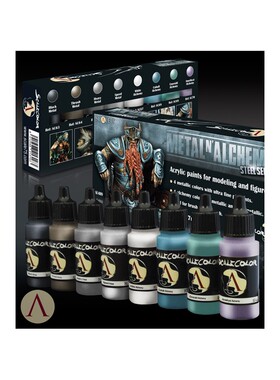 Scale75 SSE-009METAL and ALCHEMY STEEL paint set TMM银色漆