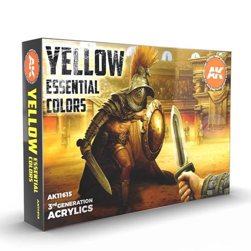 黄色基本色套装水性漆