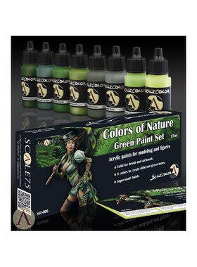 Scale75 SSE-006 Colors of Nature Green Paint绿色套装水性漆