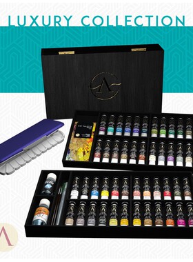 Scale75 SSAR-000 牙膏水性丙烯颜料大套盒LUXURY WOODEN BOX现货