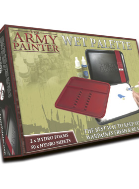 The army painter 进口战锤人像笔涂漆用湿盘湿盒AV/AK/AP/JS适用