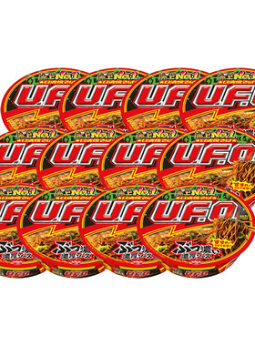 日清 NISSIN UFO 濃厚ソース 焼そば日式酱汁炒面风味12盒 中国产