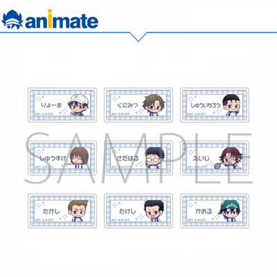 【现货】新网球王子 动画版 名牌徽章 青学 animate授权正版周边